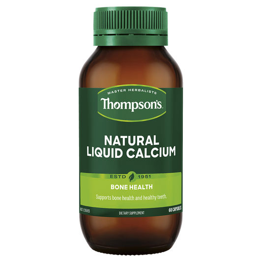 Thompson's Natural Liquid Calcium 60 Capsules