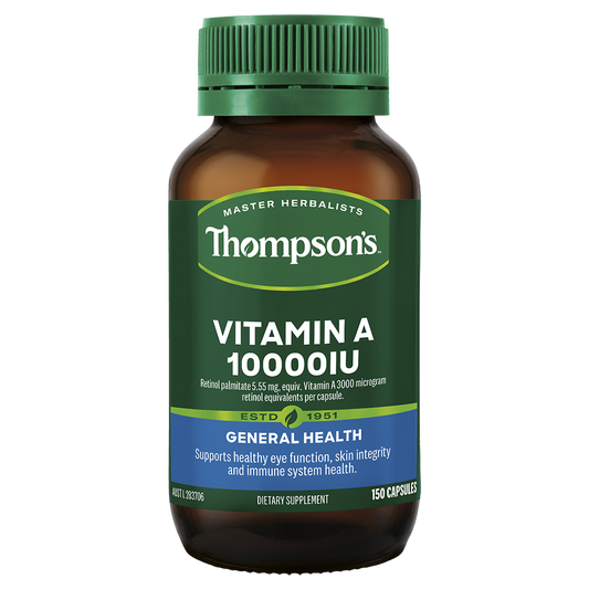 Thompson's Vitamin A 10000IU 150 Capsules