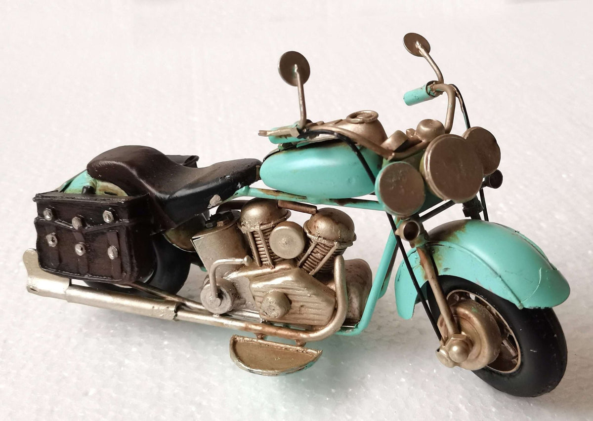 Retro Motorbike Blue - 1st Stop Marshall's Health Shop, Gift Shop! - Heath and Natural Therapy New Brighton Christchurch - Naturopath