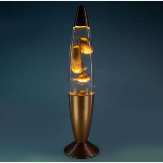 Rocket Motion Lamp Gold Metallic Magma - MarshallsHealthShop