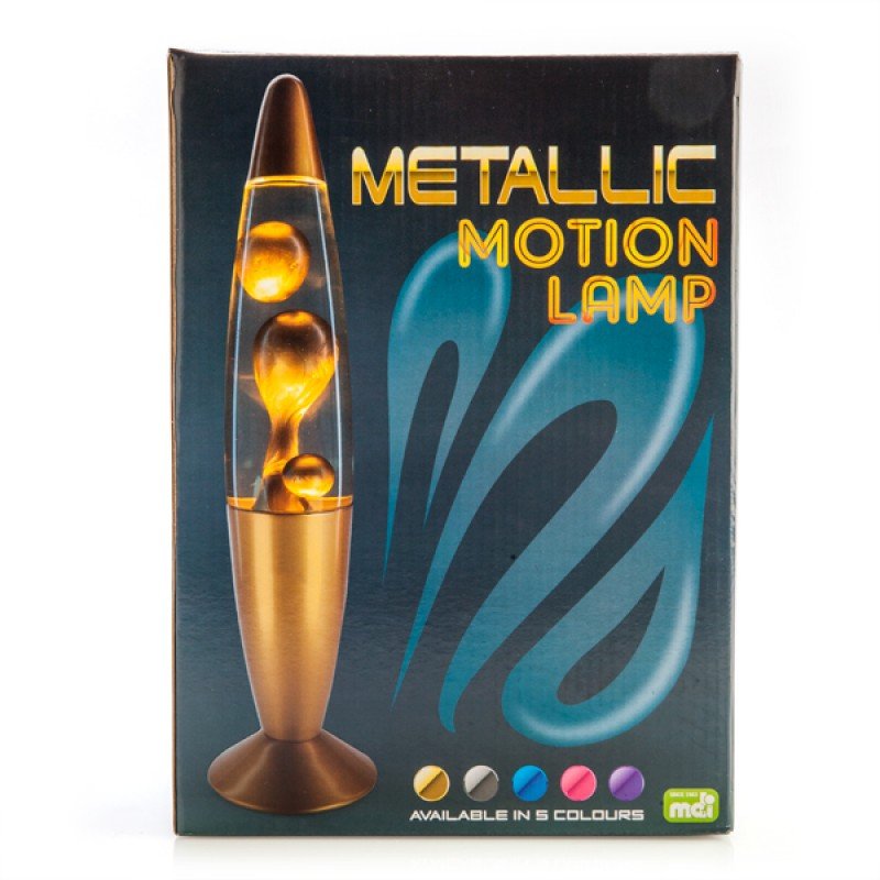 Rocket Motion Lamp Gold Metallic Magma - MarshallsHealthShop