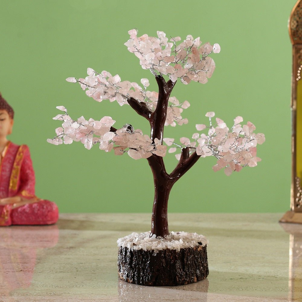 Rose Quartz Crystal Tree 30cm - MarshallsHealthShop