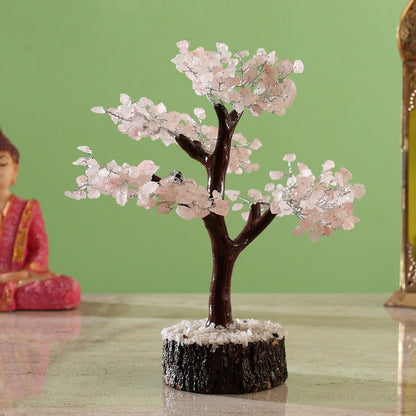 Rose Quartz Crystal Tree 30cm - MarshallsHealthShop