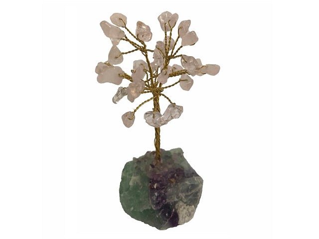 Rose Quartz Gem Tree Single - MarshallsHealthShop