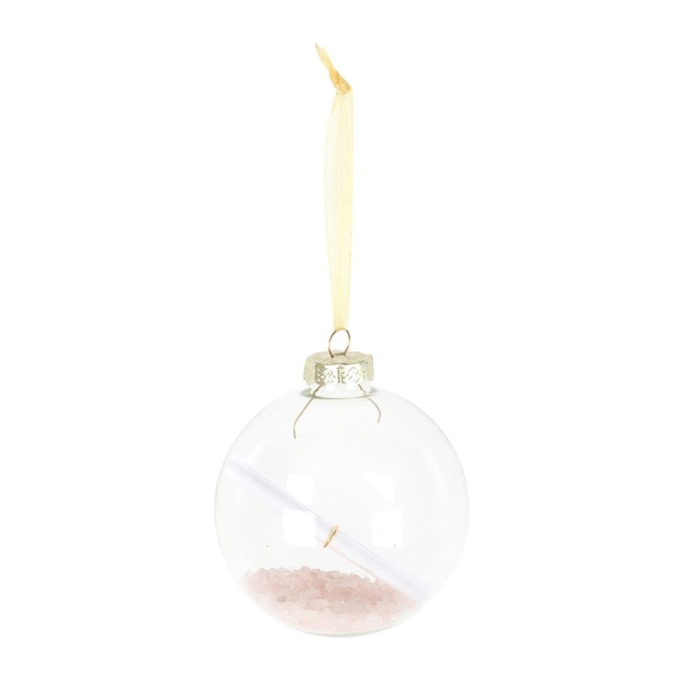 Rose Quartz Manifestation Glass Christmas Kit - MarshallsHealthShop