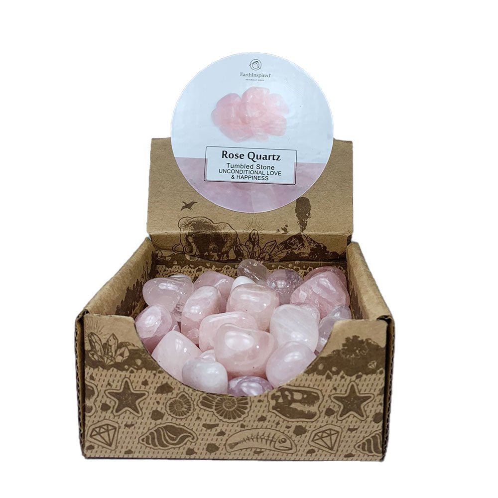 Rose Quartz Tumbled Stone - MarshallsHealthShop