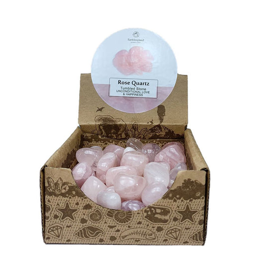 Rose Quartz Tumbled Stone - MarshallsHealthShop