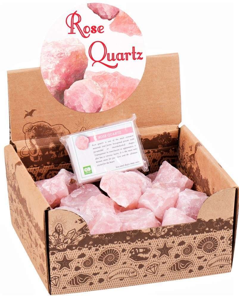 Rough Rose Quartz PK6837 - MarshallsHealthShop