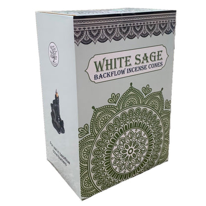 Sacred Tree White Sage Backflow Cones - MarshallsHealthShop