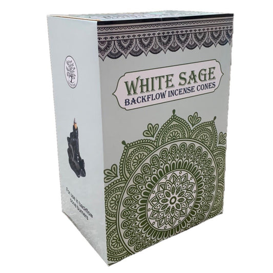 Sacred Tree White Sage Backflow Cones - MarshallsHealthShop