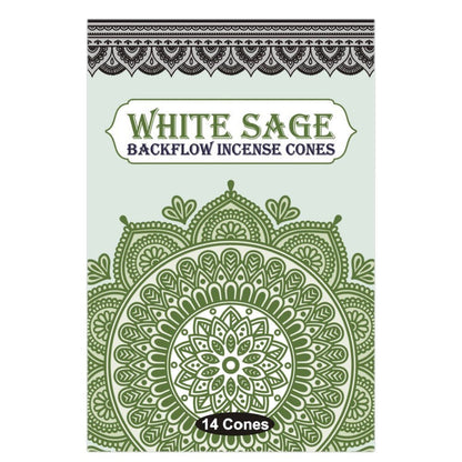 Sacred Tree White Sage Backflow Cones - MarshallsHealthShop