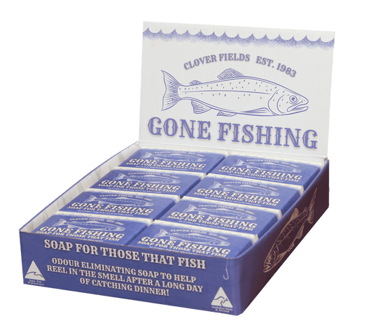 Salisbury Gone Fishing Soap 100g - 1st Stop Marshall's Health Shop, Gift Shop! - Heath and Natural Therapy New Brighton Christchurch - Naturopath