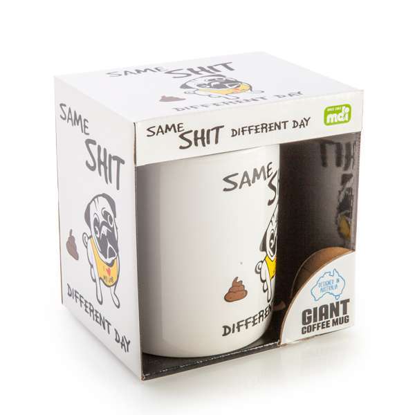Same... Pug Giant Coffee Mug - MarshallsHealthShop