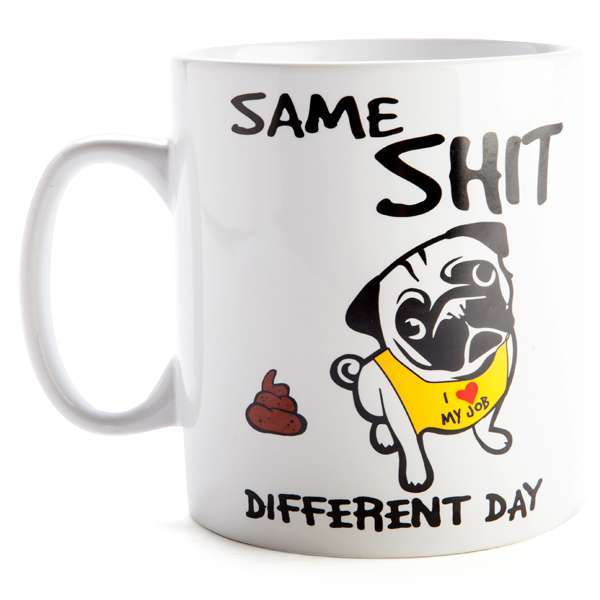 Same... Pug Giant Coffee Mug - MarshallsHealthShop