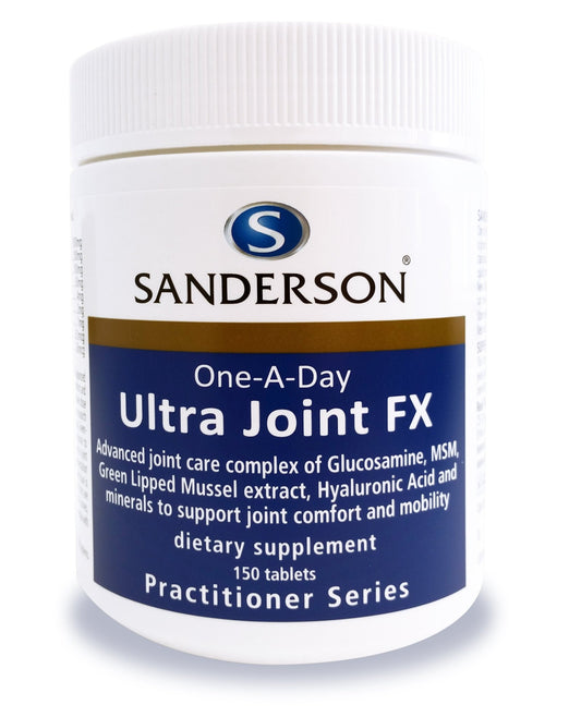 SANDERSON 1-A-Day Ultra Joint FX 150 Tablets - 1st Stop Marshall's Health Shop, Gift Shop! - Heath and Natural Therapy New Brighton Christchurch - Naturopath