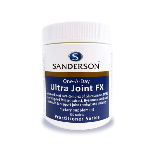 SANDERSON 1-A-Day Ultra Joint FX 150 Tablets - 1st Stop Marshall's Health Shop, Gift Shop! - Heath and Natural Therapy New Brighton Christchurch - Naturopath