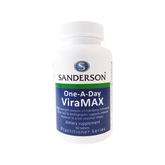 SANDERSON 1-A-Day ViraMAX 60 Tablets - 1st Stop Marshall's Health Shop, Gift Shop! - Heath and Natural Therapy New Brighton Christchurch - Naturopath