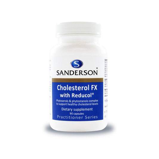 SANDERSON Cholesterol FX 90 Capsules - 1st Stop Marshall's Health Shop, Gift Shop! - Heath and Natural Therapy New Brighton Christchurch - Naturopath
