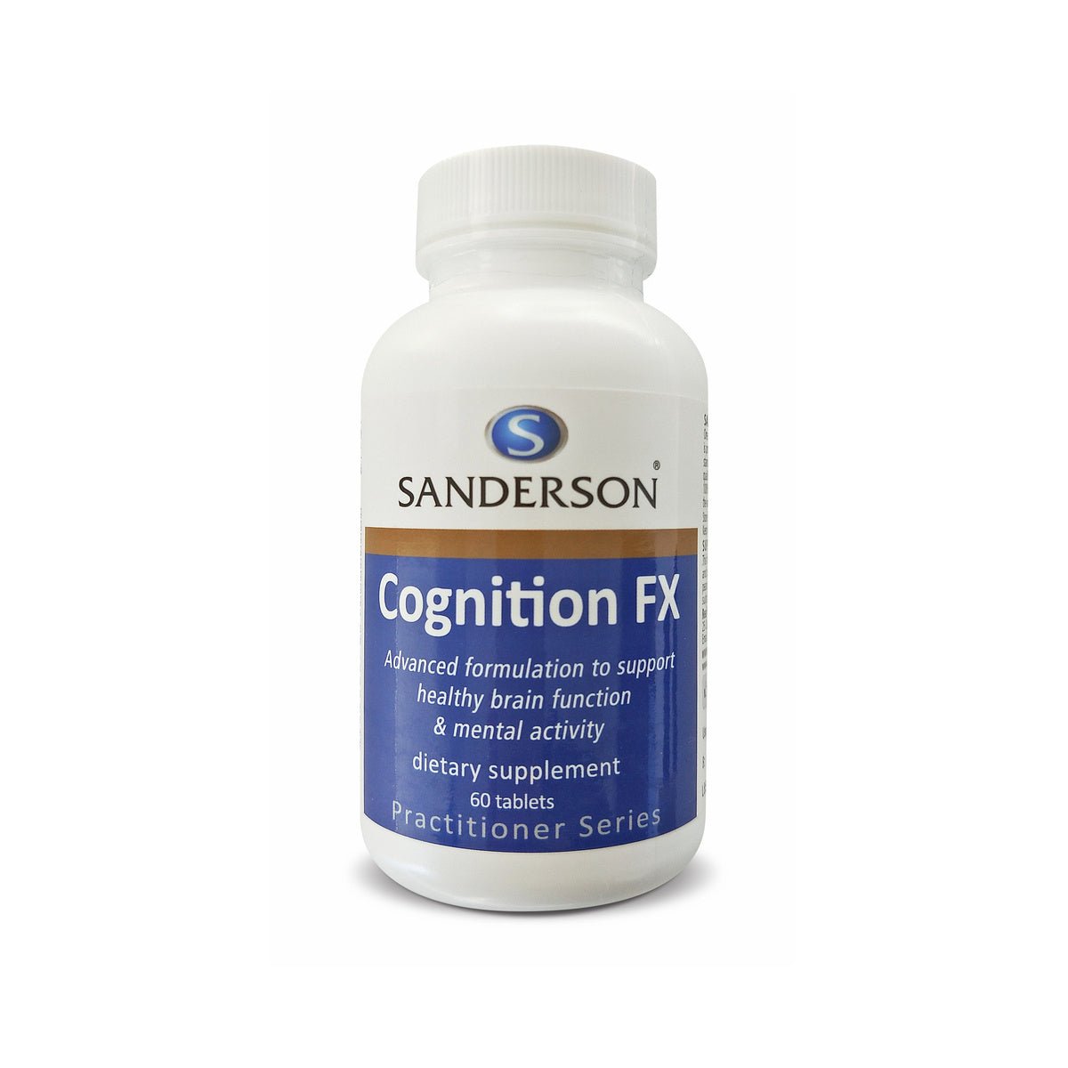 SANDERSON Cognition FX 60 Tablets - 1st Stop Marshall's Health Shop, Gift Shop! - Heath and Natural Therapy New Brighton Christchurch - Naturopath