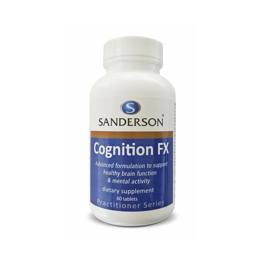 SANDERSON Cognition FX 60 Tablets - 1st Stop Marshall's Health Shop, Gift Shop! - Heath and Natural Therapy New Brighton Christchurch - Naturopath