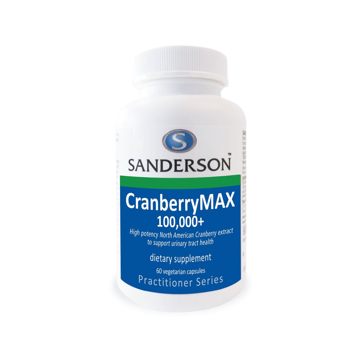 SANDERSON CranberryMax 100000+ 60 Capsules - 1st Stop Marshall's Health Shop, Gift Shop! - Heath and Natural Therapy New Brighton Christchurch - Naturopath