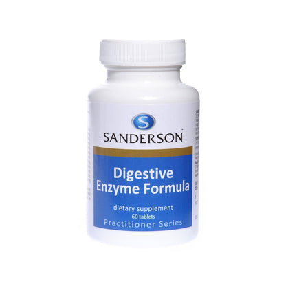 SANDERSON Digestive Enzyme Formula 60 Tablets - 1st Stop Marshall's Health Shop, Gift Shop! - Heath and Natural Therapy New Brighton Christchurch - Naturopath