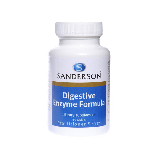 SANDERSON Digestive Enzyme Formula 60 Tablets - 1st Stop Marshall's Health Shop, Gift Shop! - Heath and Natural Therapy New Brighton Christchurch - Naturopath