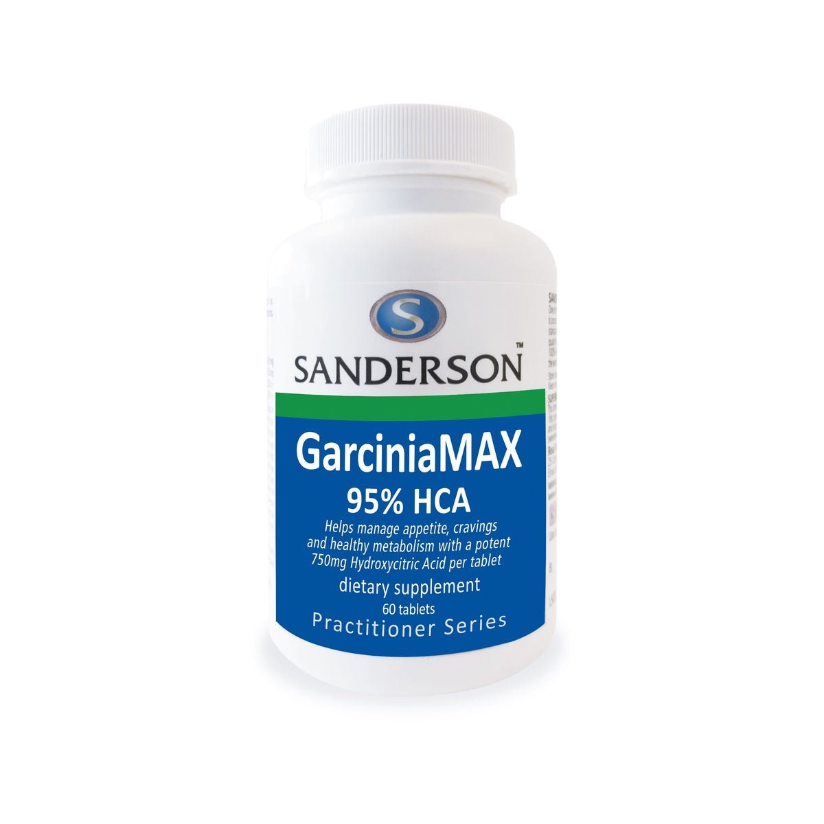 SANDERSON GarciniaMAX 95% HCA 60 Tablets - 1st Stop Marshall's Health Shop, Gift Shop! - Heath and Natural Therapy New Brighton Christchurch - Naturopath