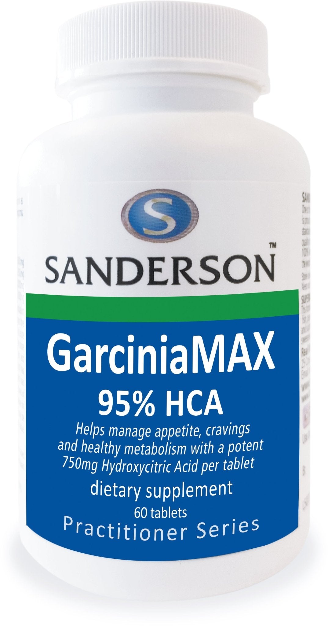SANDERSON GarciniaMAX 95% HCA 60 Tablets - 1st Stop Marshall's Health Shop, Gift Shop! - Heath and Natural Therapy New Brighton Christchurch - Naturopath