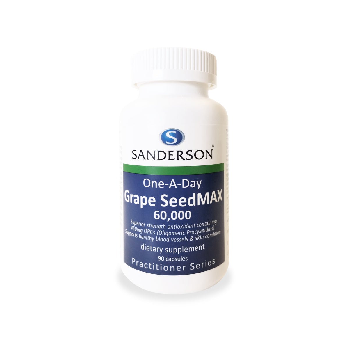 SANDERSON Grape SeedMAX 60,000 90 Capsules - 1st Stop Marshall's Health Shop, Gift Shop! - Heath and Natural Therapy New Brighton Christchurch - Naturopath