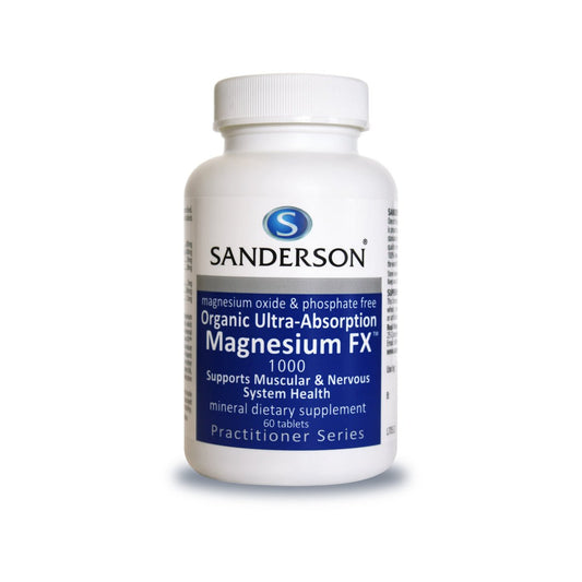 SANDERSON Magnesium FX - 1st Stop Marshall's Health Shop, Gift Shop! - Heath and Natural Therapy New Brighton Christchurch - Naturopath