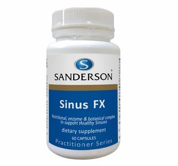 SANDERSON Sinus FX 60 Capsules - 1st Stop Marshall's Health Shop, Gift Shop! - Heath and Natural Therapy New Brighton Christchurch - Naturopath