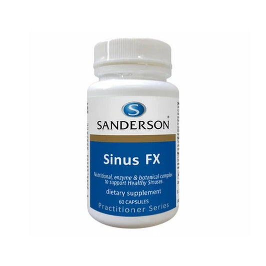 SANDERSON Sinus FX 60 Capsules - 1st Stop Marshall's Health Shop, Gift Shop! - Heath and Natural Therapy New Brighton Christchurch - Naturopath