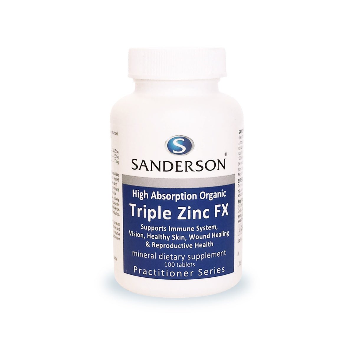 SANDERSON Triple Zinc FX Tabs 100s - 1st Stop Marshall's Health Shop, Gift Shop! - Heath and Natural Therapy New Brighton Christchurch - Naturopath