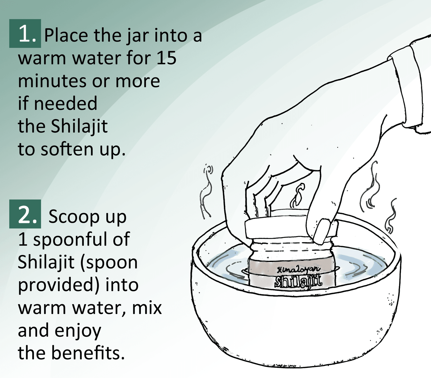 Sattvayur Himalayan Shilajit Resin, 75% Fulvic Acid, 20g Jar - MarshallsHealthShop