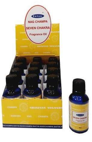 Satya Oils Seven Chakra - 1st Stop Marshall's Health Shop, Gift Shop! - Heath and Natural Therapy New Brighton Christchurch - Naturopath