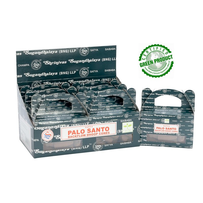 Satya Palo Santo Backflow Cone - MarshallsHealthShop