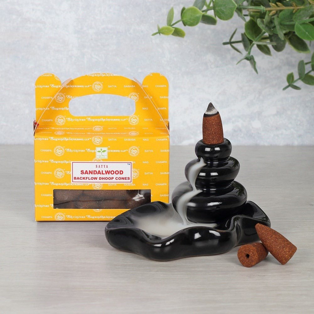 Satya Sandalwood Backflow Cone - MarshallsHealthShop