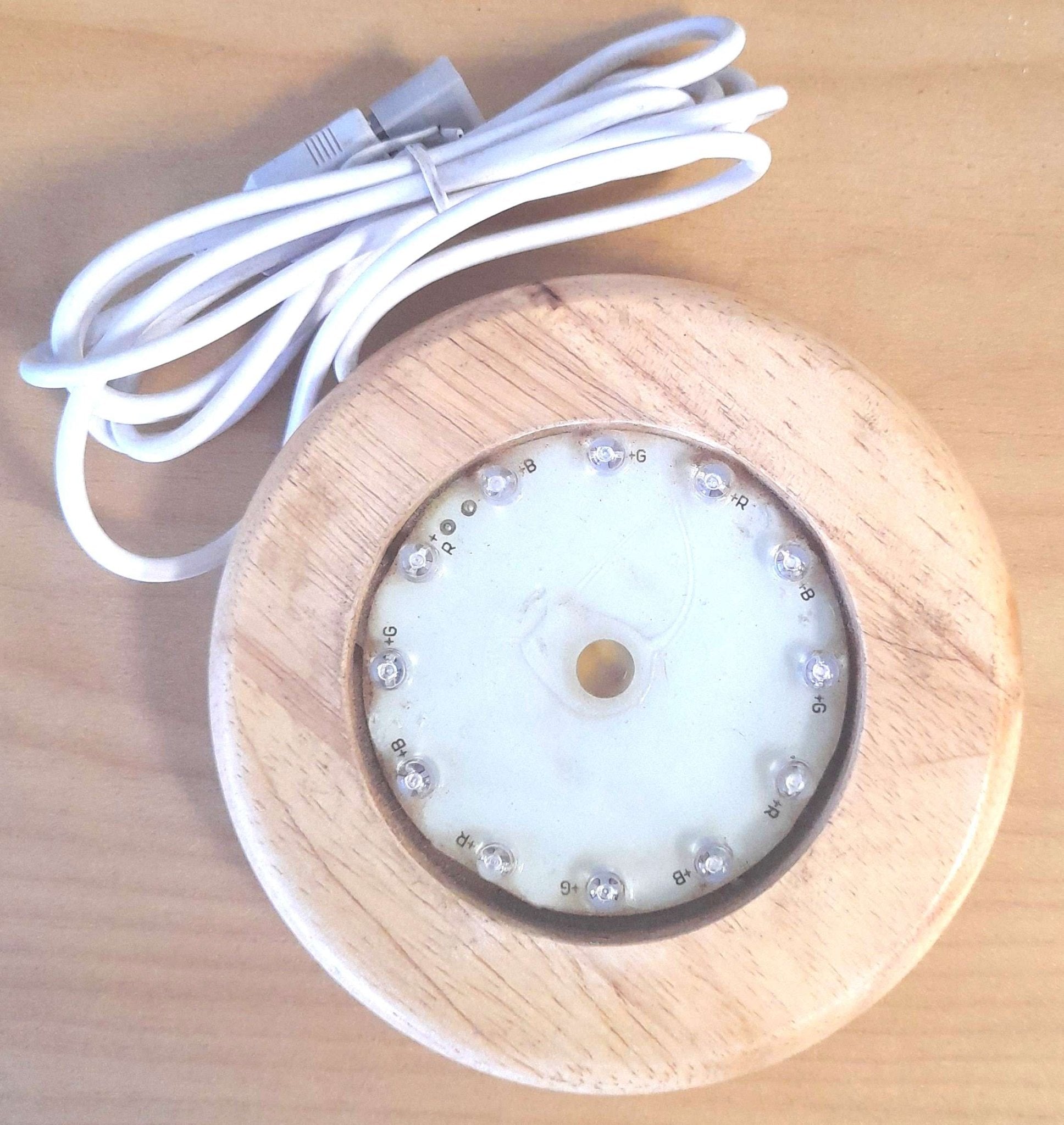 Selenite / Crystal LED Base - MarshallsHealthShop
