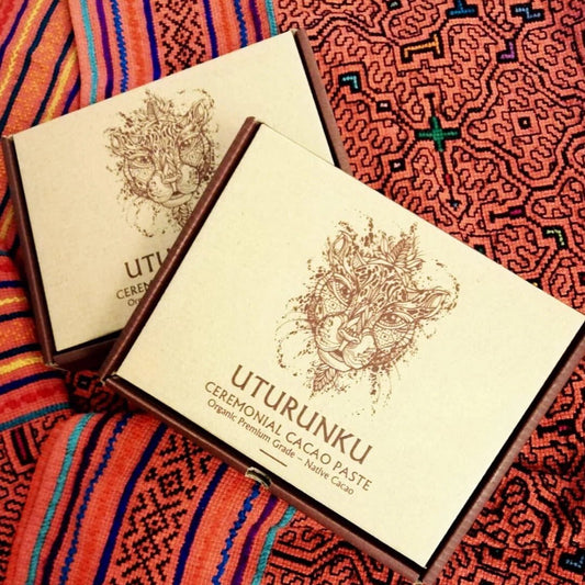 Seleno Health Uturunku (Jaguar) Ceremonial Cacao Paste Block - 500g - 1st Stop Marshall's Health Shop, Gift Shop! - Heath and Natural Therapy New Brighton Christchurch - Naturopath