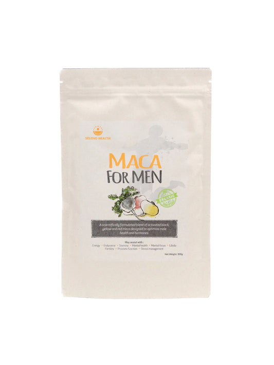 Seleno Maca for Men Powder - Endocrine Support 300g - 1st Stop Marshall's Health Shop, Gift Shop! - Heath and Natural Therapy New Brighton Christchurch - Naturopath