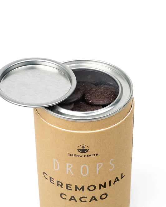 Seleno Organic Amuru Ceremonial Cacao Paste Drops - 250g - 1st Stop Marshall's Health Shop, Gift Shop! - Heath and Natural Therapy New Brighton Christchurch - Naturopath