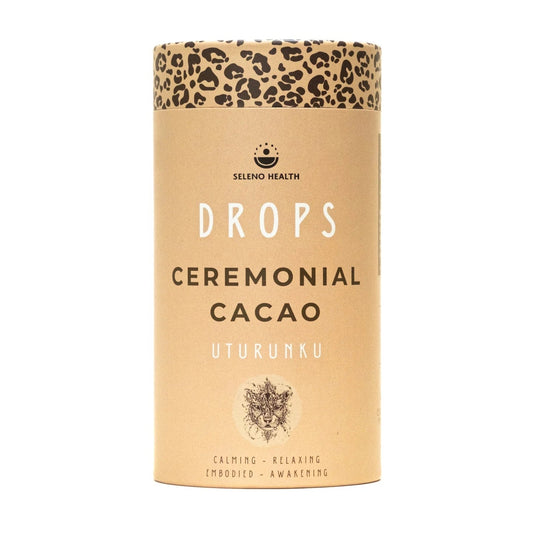 Seleno Organic Ceremonial Cacao Paste Drops - 250g - 1st Stop Marshall's Health Shop, Gift Shop! - Heath and Natural Therapy New Brighton Christchurch - Naturopath