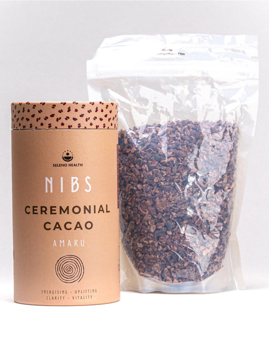 Seleno Organic Criollo Raw Cacao Nibs - 250 grams - 1st Stop Marshall's Health Shop, Gift Shop! - Heath and Natural Therapy New Brighton Christchurch - Naturopath
