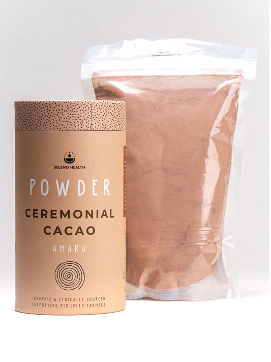 Seleno Organic Criollo Raw Cacao Powder 250 grams - 1st Stop Marshall's Health Shop, Gift Shop! - Heath and Natural Therapy New Brighton Christchurch - Naturopath