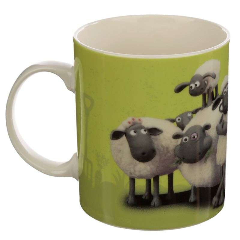 Shaun The Sheep Porcelain Mug Green - 1st Stop Marshall's Health Shop, Gift Shop! - Heath and Natural Therapy New Brighton Christchurch - Naturopath