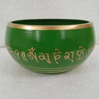 Singing Bowl Large Green SBLG - MarshallsHealthShop
