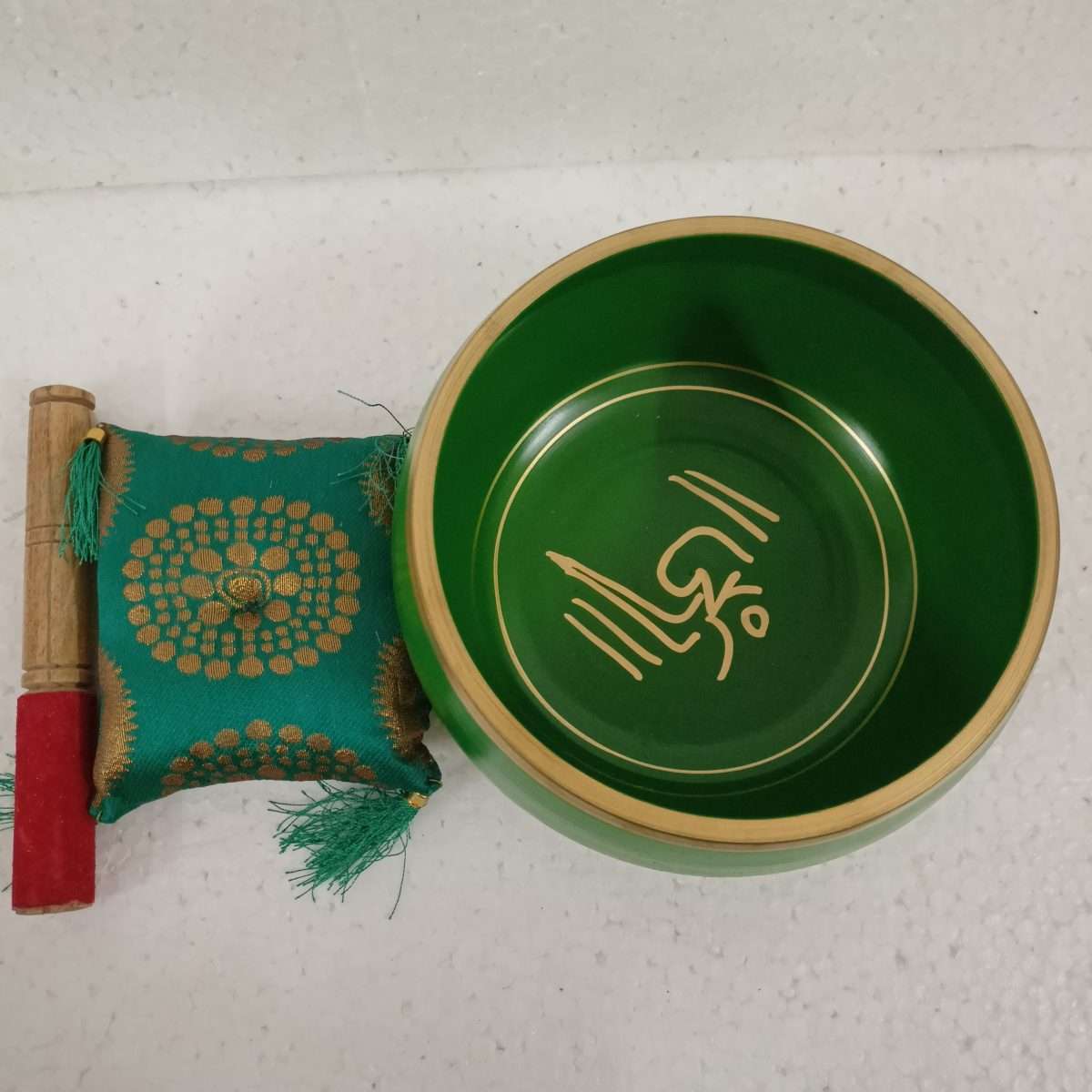 Singing Bowl Large Green SBLG - MarshallsHealthShop
