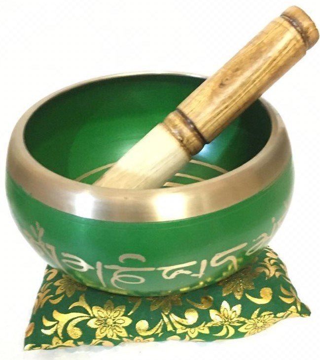 Singing Bowl Large Green SBLG - MarshallsHealthShop