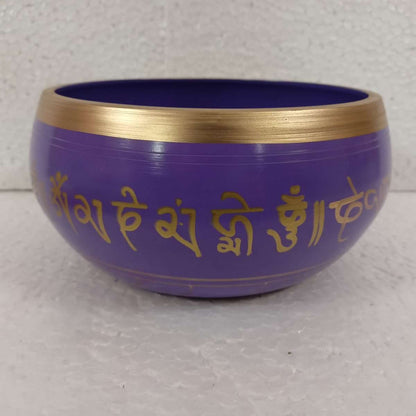 Singing Bowl Large Purple SBLP - MarshallsHealthShop